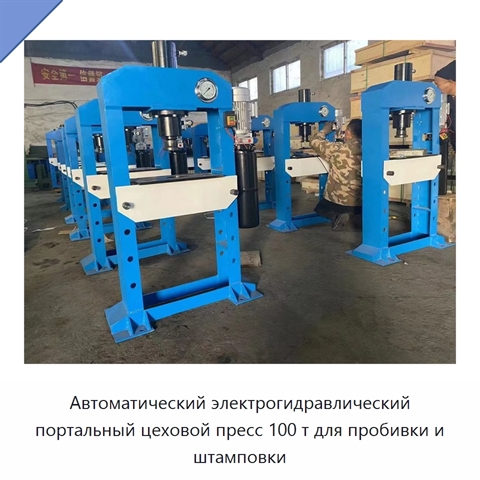 Автоматический электрогидравлический портальный цеховой пресс 100 т для пробивки и штамповки