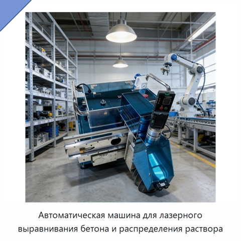 Автоматическая электрическая лазерная машина для выравнивания бетона и цементного раствора, 220 В, 60 м²/ч