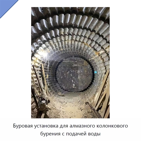 Буровая установка для алмазного колонкового бурения с подачей воды