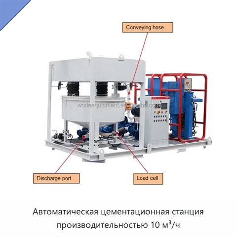 Автоматическая цементационная станция производительностью 10 м³/ч