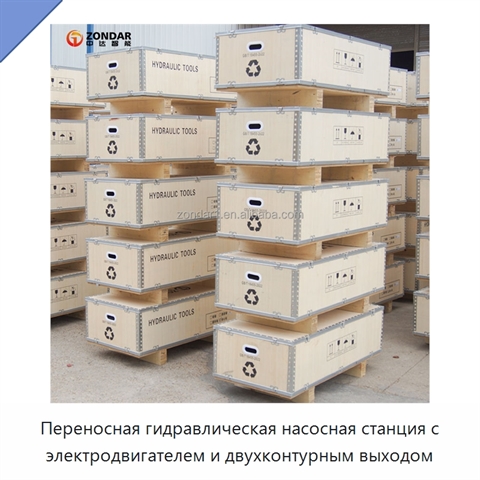 Переносная гидравлическая силовая установка с электродвигателем для аварийно-спасательного инструмента