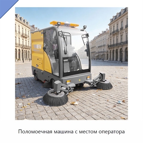Поломоечная машина с местом оператора