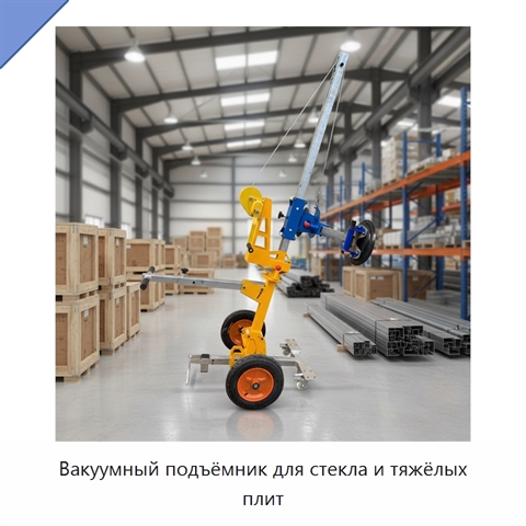 Вакуумный подъёмник для стекла и тяжёлых плит