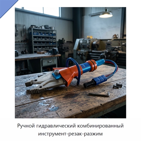 Ручной гидравлический комбинированный инструмент-резак-разжим