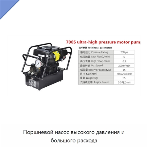 Поршневой насос высокого давления и большого расхода