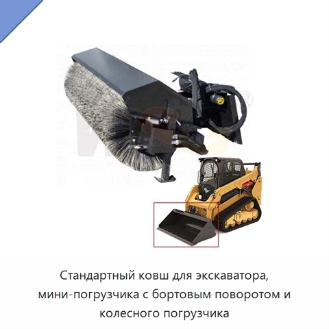 Стандартный ковш для экскаватора, мини-погрузчика с бортовым поворотом и колесного погрузчика