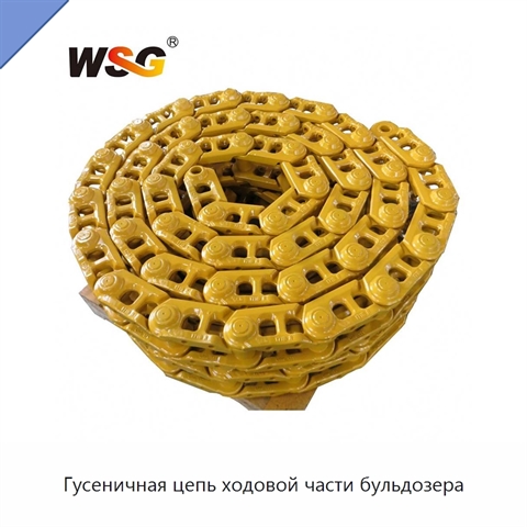 Гусеничная цепь ходовой части бульдозера