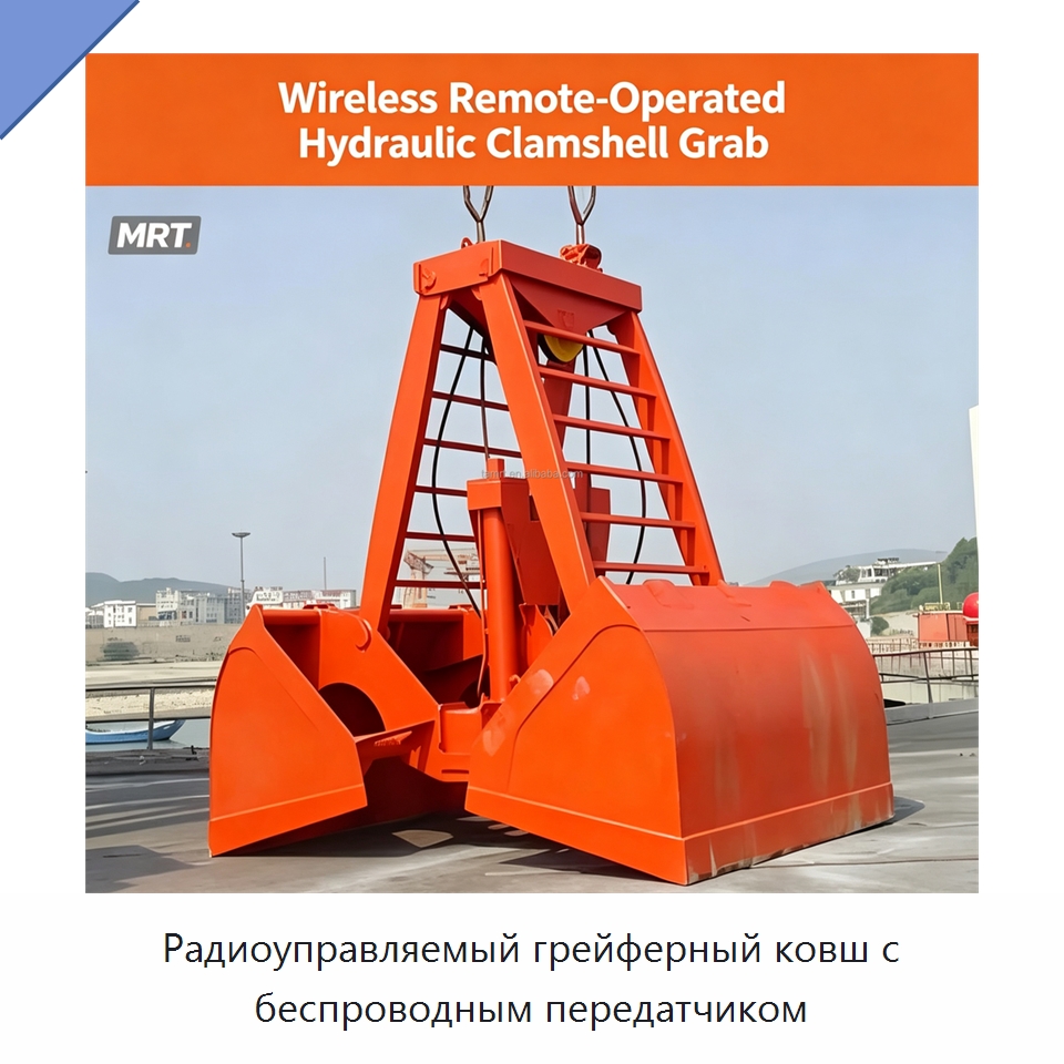 Радиоуправляемый грейферный ковш с беспроводным передатчиком — Навесное оборудование для строительной техники