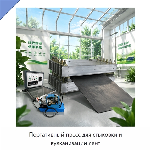Портативный пресс для стыковки и вулканизации лент