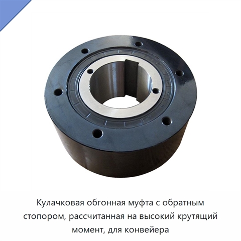 Кулачковая обгонная муфта с обратным стопором, рассчитанная на высокий крутящий момент, для конвейера