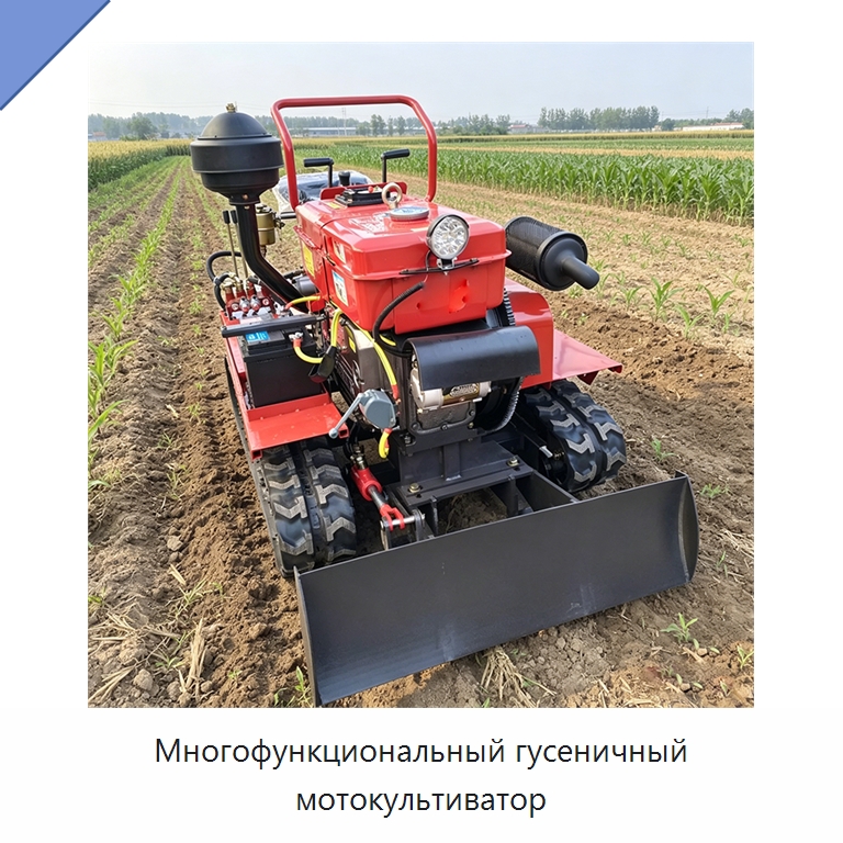 Многофункциональный гусеничный мотокультиватор — Культиваторы