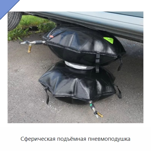 Сферическая подъёмная пневмоподушка — Противопожарное оборудование и принадлежности