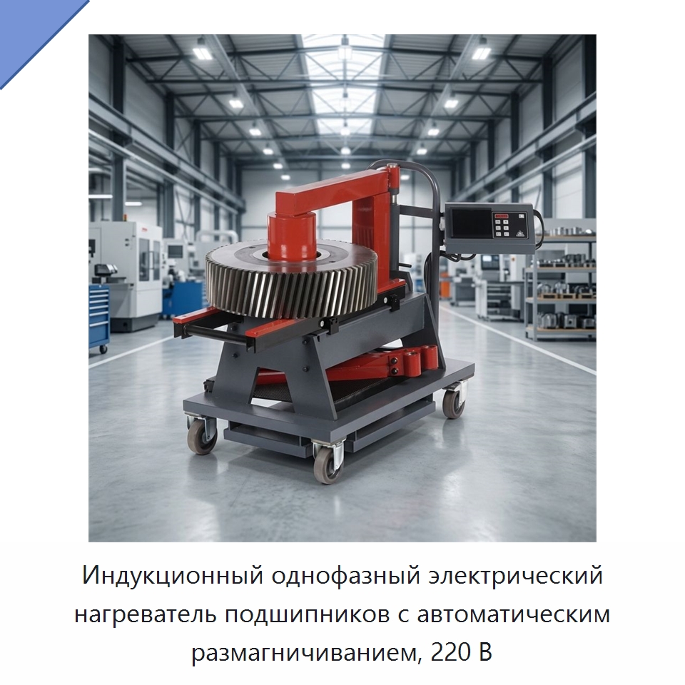 Индукционный однофазный электрический нагреватель подшипников с автоматическим размагничиванием, 220 В — Отопительное оборудование
