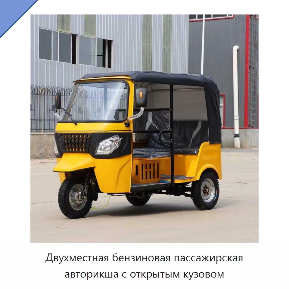Двухместная бензиновая пассажирская авторикша с открытым кузовом — Ручные грузовые тележки