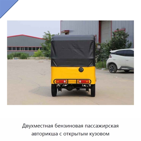 Двухместная бензиновая пассажирская авторикша с открытым кузовом