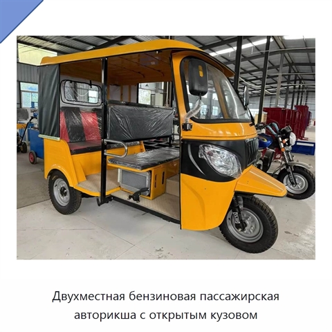Двухместная бензиновая пассажирская авторикша с открытым кузовом