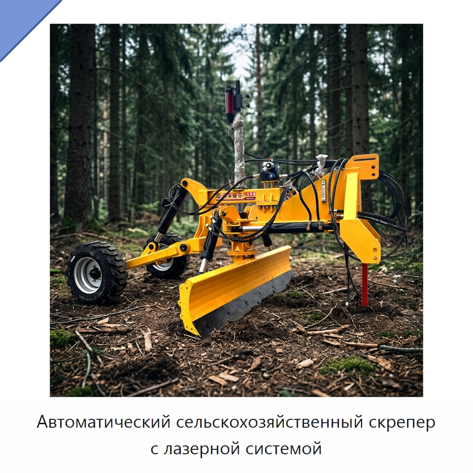 Автоматический сельскохозяйственный скрепер с лазерной системой — Сельскохозяйственные машины
