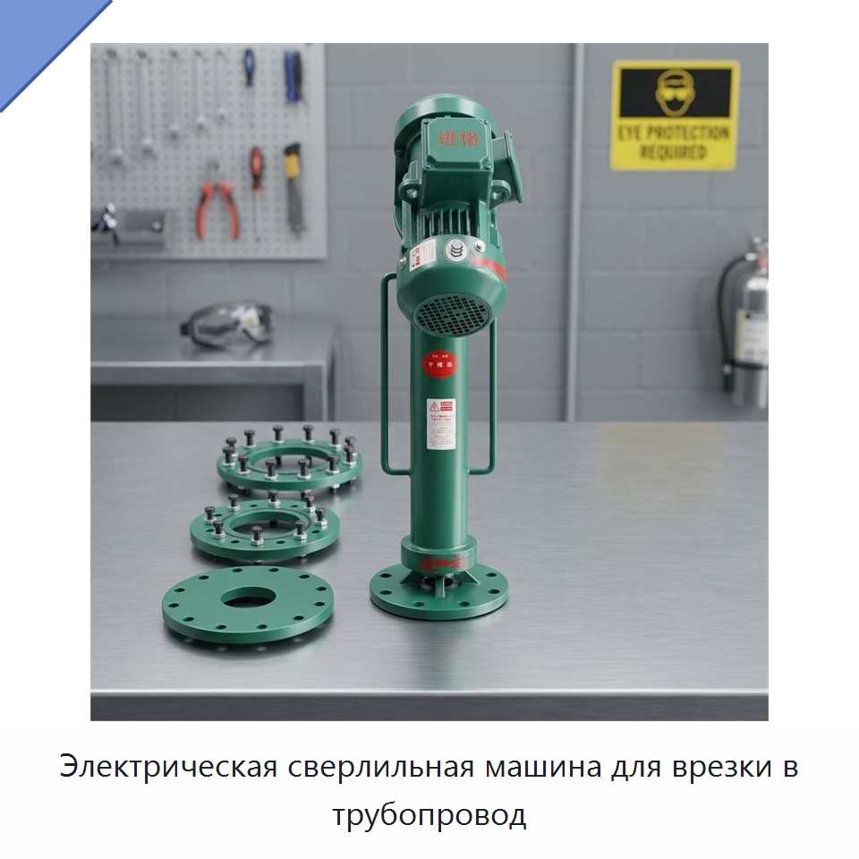 Электрическая сверлильная машина для врезки в трубопровод — Промышленное оборудование