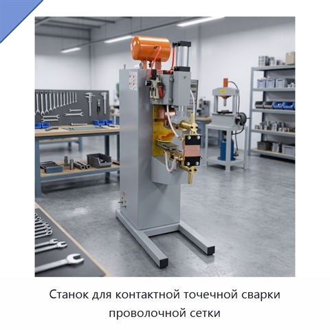 Станок для контактной точечной сварки проволочной сетки