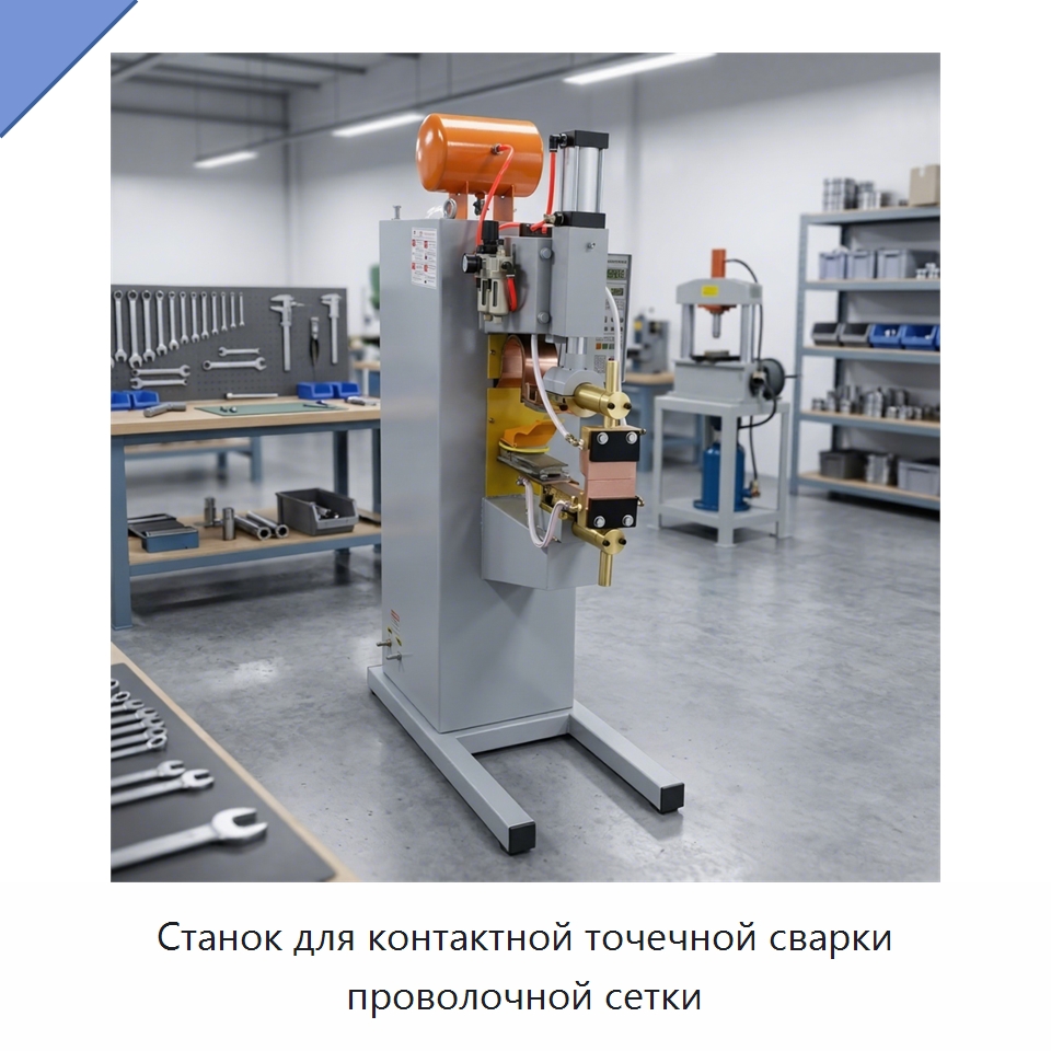 Станок для контактной точечной сварки проволочной сетки — Промышленное оборудование