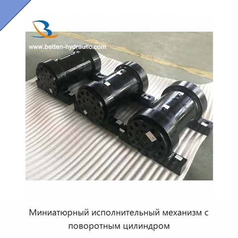 Миниатюрный исполнительный механизм с поворотным цилиндром