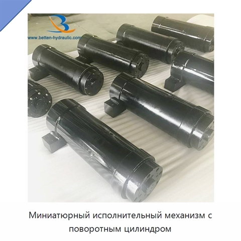 Миниатюрный исполнительный механизм с поворотным цилиндром