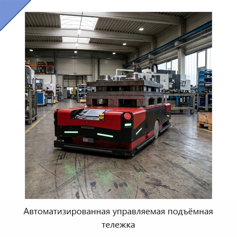 Автоматизированная управляемая подъёмная тележка