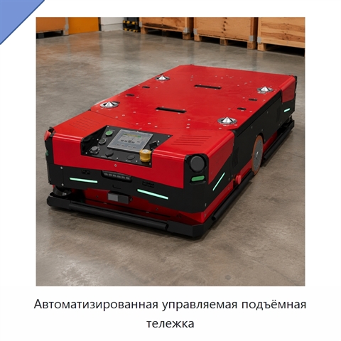 Автоматизированная управляемая подъёмная тележка