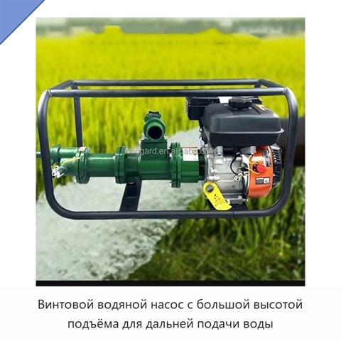 Винтовой водяной насос с большой высотой подъёма для дальней подачи воды